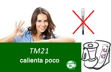 TM21 calienta poco